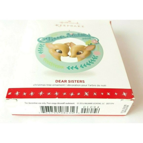 Hallmark Keepsake Ornament 2016 Dear Sisters Deer - Picture 5 of 5
